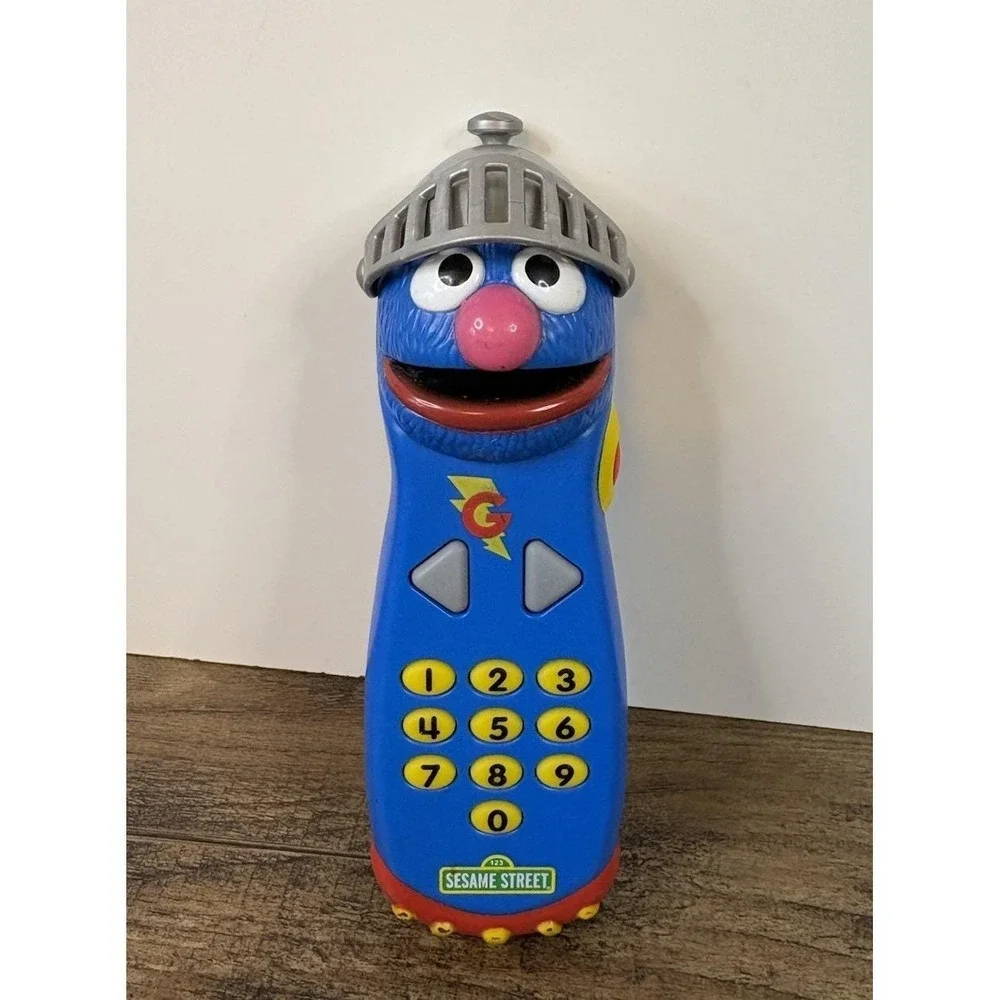 Super Grover Talking Remote Control Phone Sesame Street Hasbro Playskool Works